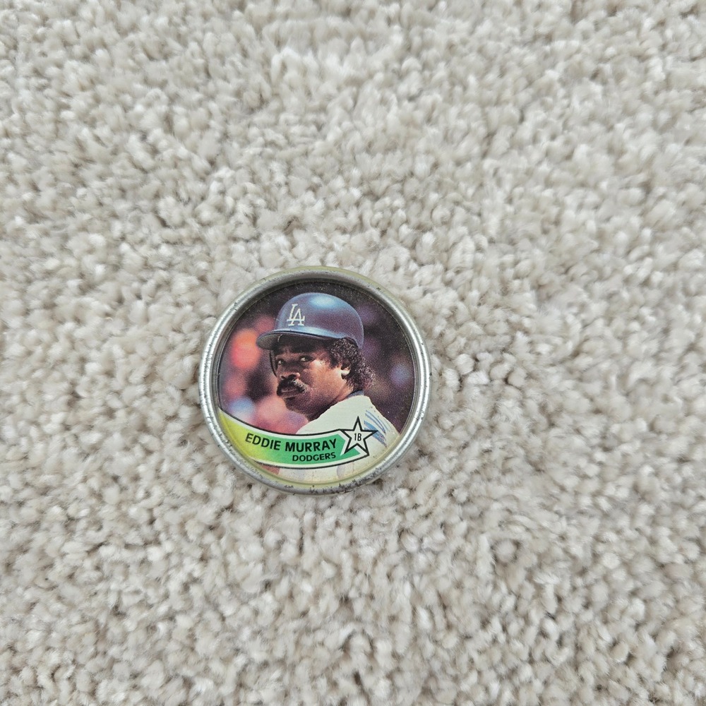 Topps Baseball Coin Silver Eddie Murray‎ 1989 Los Angeles Dodgers #20 Vintage